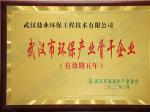 武汉市环保产业骨干企业证